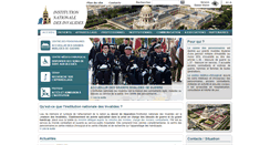 Desktop Screenshot of invalides.fr